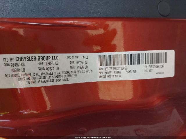 2012 FIAT 500 3C3CFFBR8CT109036 Photo 8