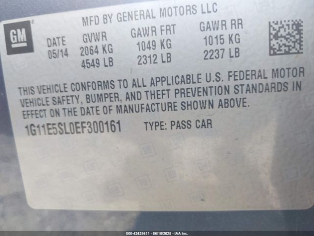 1G11E5SL0EF300161 Chevrolet lkw