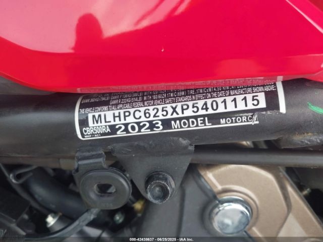 2023 HONDA CBR500 MLHPC625XP5401115 Photo 9
