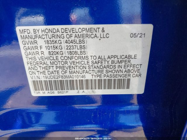 2021 ACURA ILX 19UDE2F83MA010146 Photo 8