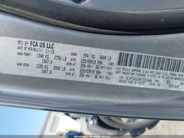 2017 DODGE JOURNEY 3C4PDDGG9HT553449 Photo 8