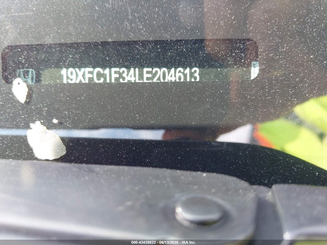 Honda l15b7 2020 19XFC1F34LE204613 Image 9