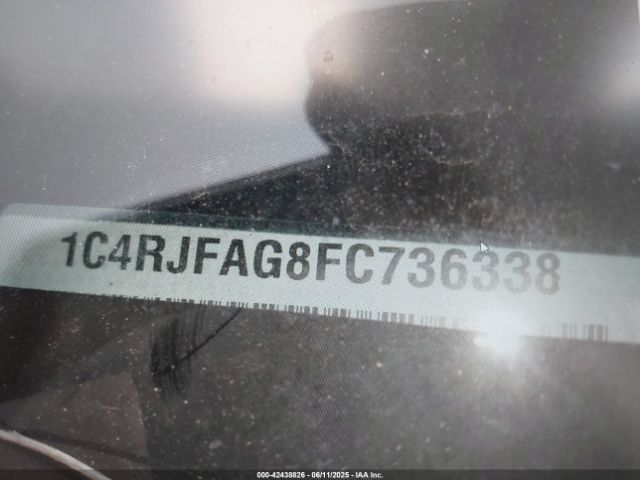 2015 JEEP GRAND CHEROKEE 1C4RJFAG8FC736338 Photo 8
