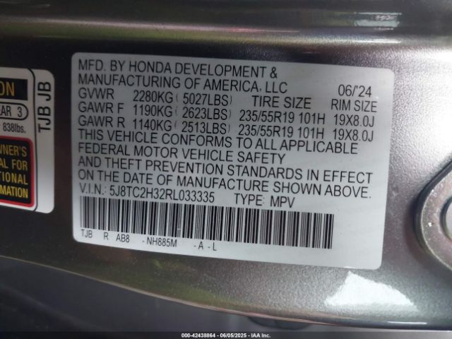 2024 ACURA RDX 5J8TC2H32RL033335 Photo 8