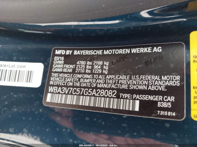 2016 BMW 428I WBA3V7C57G5A28082 Photo 8