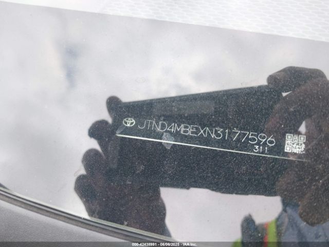 2022 TOYOTA COROLLA JTND4MBEXN3177596 Photo 8