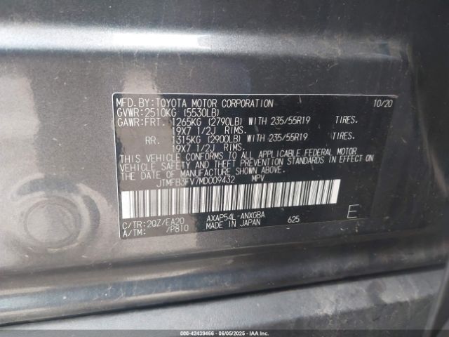JTMFB3FV7MD009432 Toyota Rav4 Prime Xse