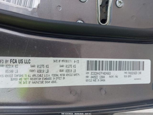 2015 DODGE CHARGER 2C3CDXHG7FH824663 Photo 8