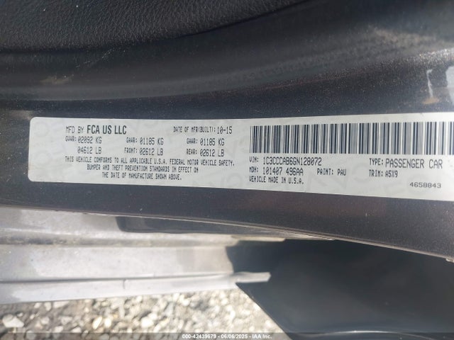Chrysler 200 2016 1C3CCCAB6GN128072 Image 9
