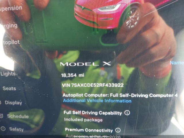 2024 TESLA MODEL X 7SAXCDE52RF433922 Photo 6