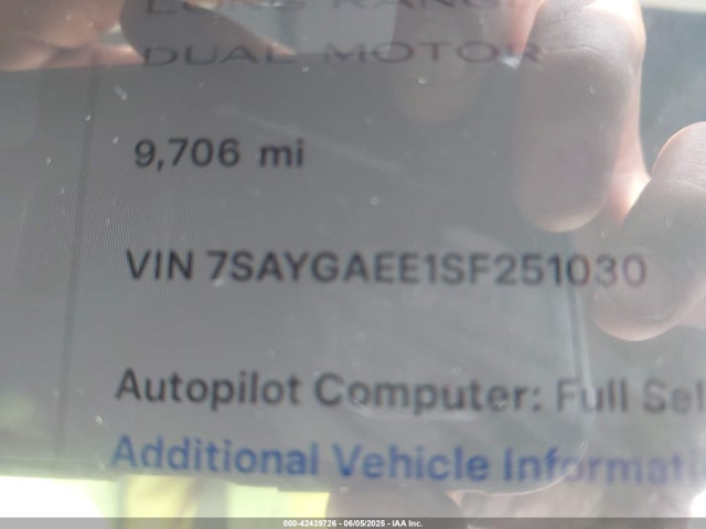 7SAYGAEE1SF251030 Tesla 2025
