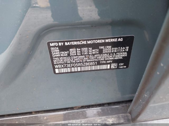 2024 BMW X1 WBX73EF05R5Z86851 Photo 8