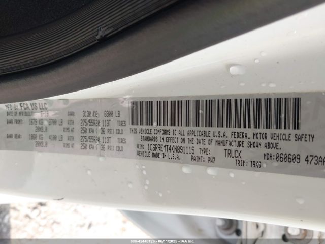 2019 RAM 1500 1C6RREMT4KN891115 Photo 8