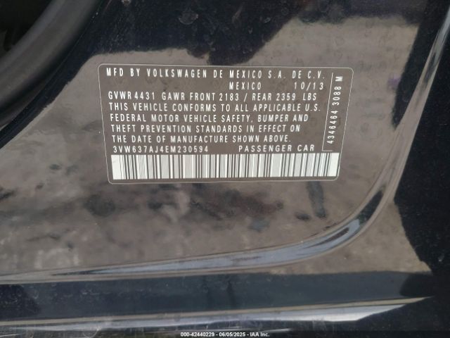 3VW637AJ4EM230594 Volkswagen Jetta