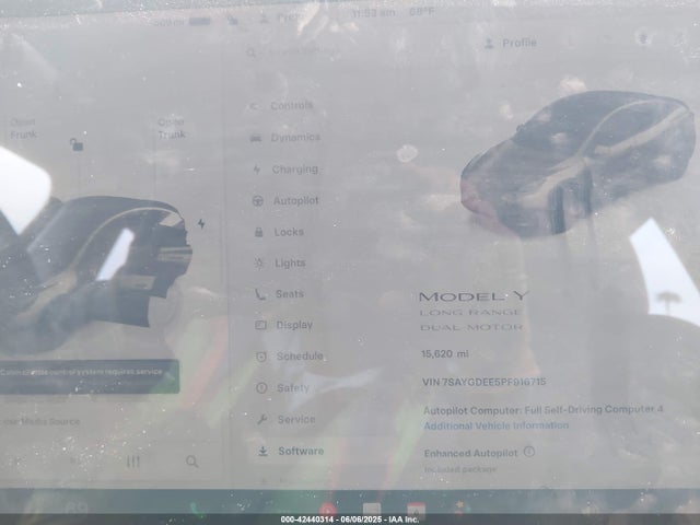 7SAYGDEE5PF916715 Tesla Model Y