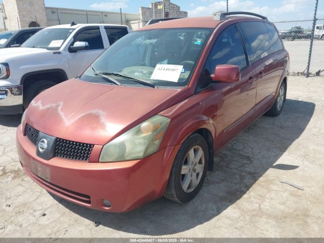 2004 NISSAN QUEST 5N1BV28U74N370721 Photo 1