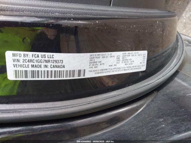2022 CHRYSLER PACIFICA 2C4RC1GG7NR129373 Photo 8
