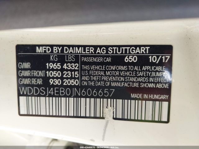 2018 MERCEDES-BENZ CLA 250 WDDSJ4EB0JN606657 Photo 8