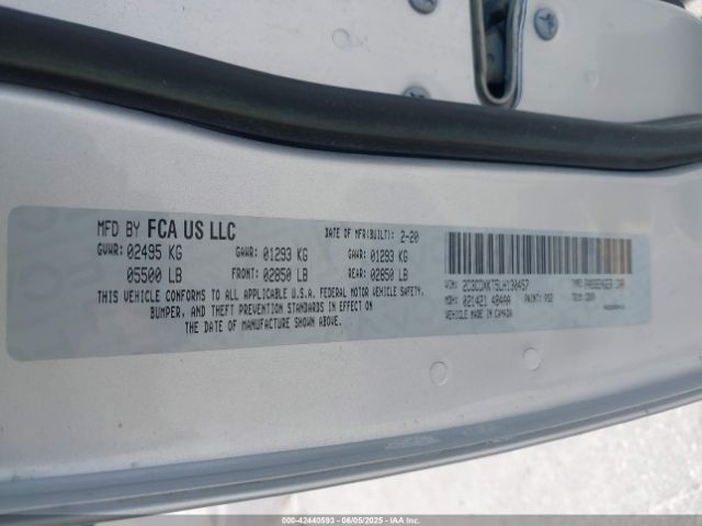 2C3CDXKT5LH130457 Dodge Charger Police Awd
