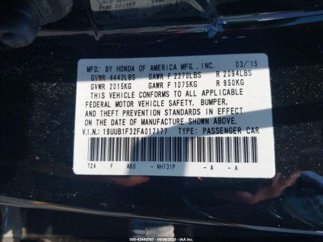 2015 ACURA TLX 19UUB1F32FA017177 Photo 8