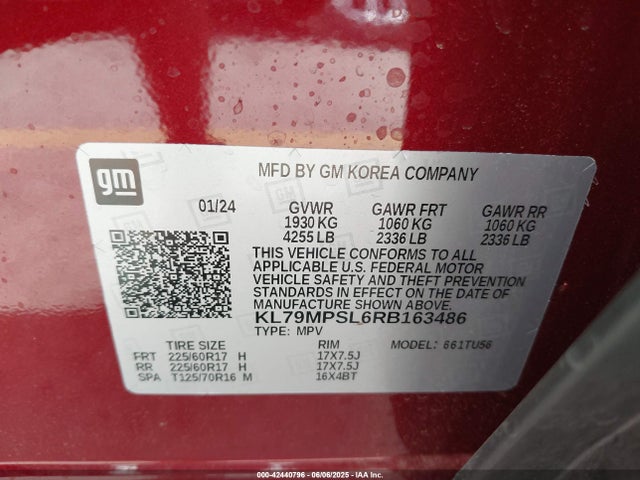 Chevrolet l3t 2024 KL79MPSL6RB163486 Image 9