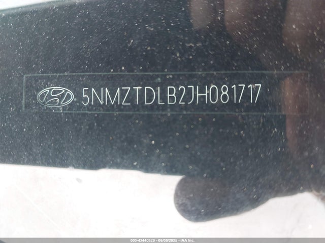 5NMZTDLB2JH081717 Hyundai gdi theta ii