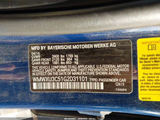 2016 MINI HARDTOP WMWXU3C51G2D31101 Photo 8