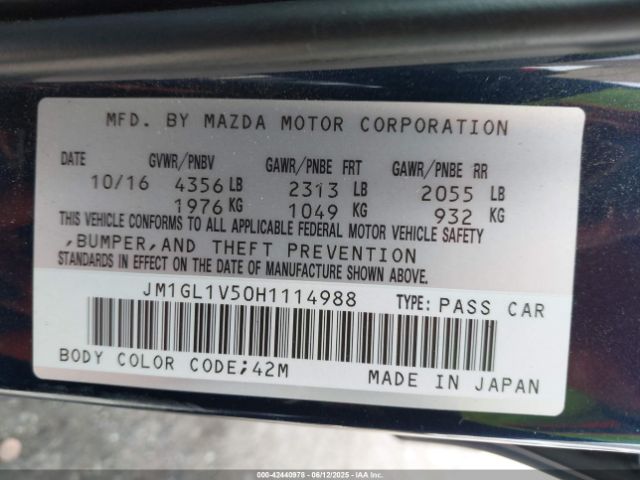 JM1GL1V50H1114988 Mazda py