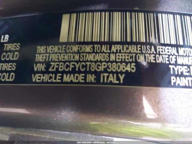 2016 FIAT 500X ZFBCFYCT8GP380645 Photo 8