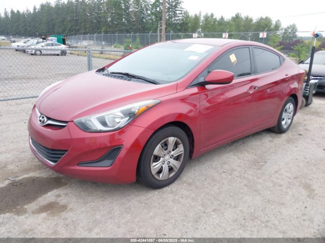5NPDH4AE3GH789527 Hyundai ELANTRA SE