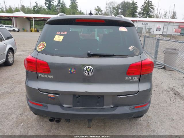WVGBV7AX9FW506457 Volkswagen Tiguan Sel