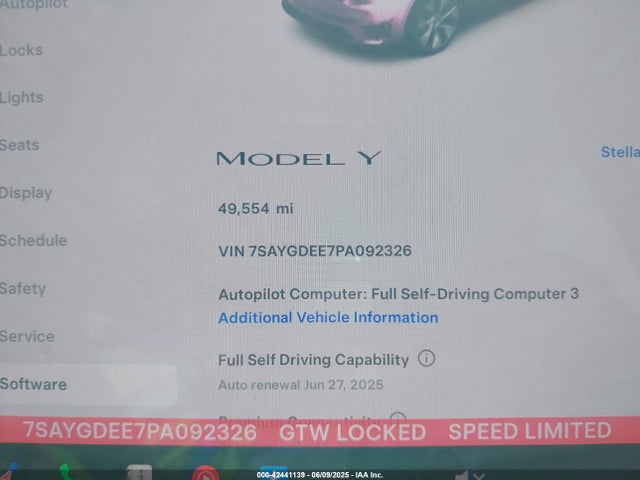 2023 TESLA MODEL Y 7SAYGDEE7PA092326 Photo 6