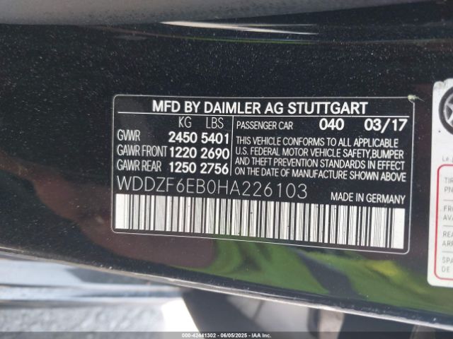 2017 MERCEDES-BENZ AMG E 43 WDDZF6EB0HA226103 Photo 8