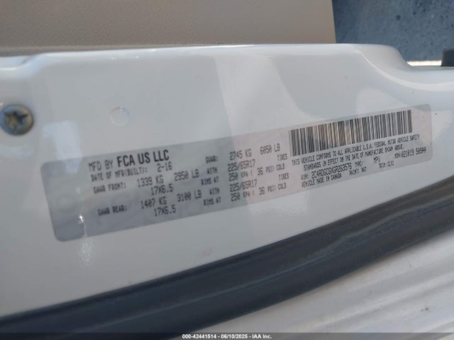 2C4RDGCGXGR263576 Dodge 2016