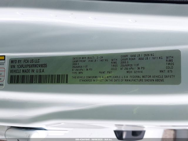 1C4RJXP6XRW249035 Jeep Wrangler 4xe Sahara 4xe