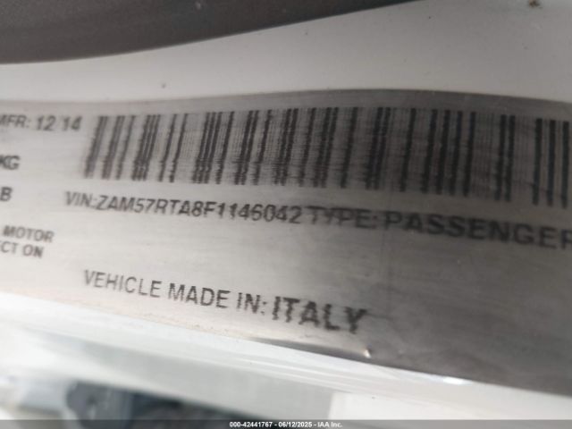 ZAM57RTA8F1146042 Maserati Ghibli S Q4
