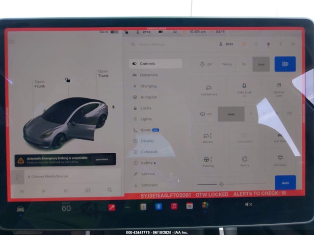 2020 TESLA MODEL 3 5YJ3E1EA5LF705081 Photo 6
