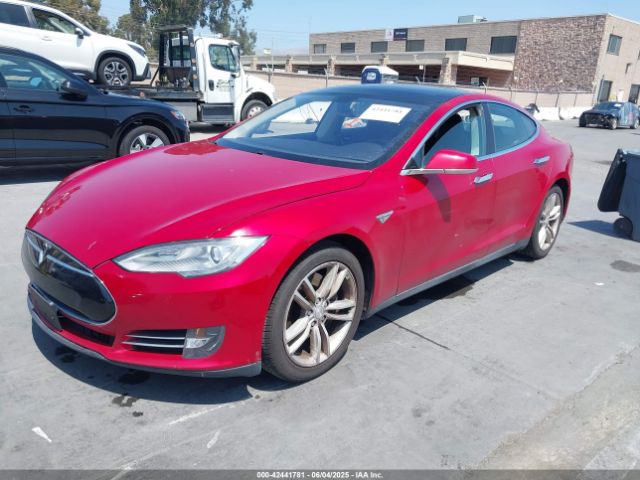 2014 TESLA MODEL S 5YJSA1S11EFP33278 Photo 1