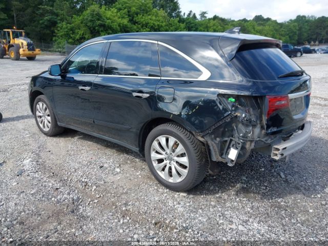 2014 ACURA MDX 5FRYD3H43EB020461 Photo 2