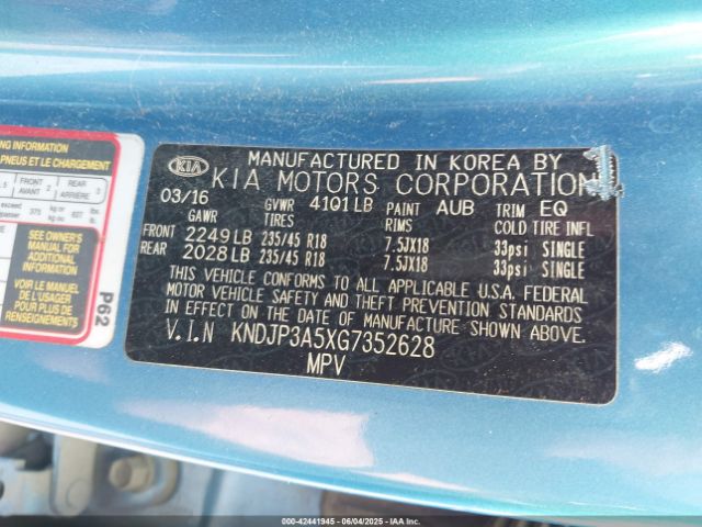 KNDJP3A5XG7352628 KIA SOUL +