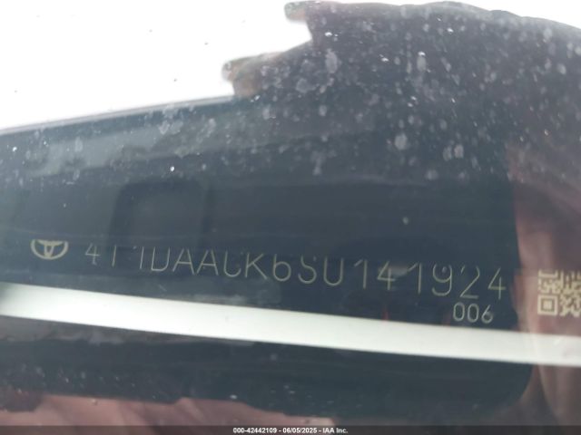 4T1DAACK6SU141924 Toyota a25a-fxs