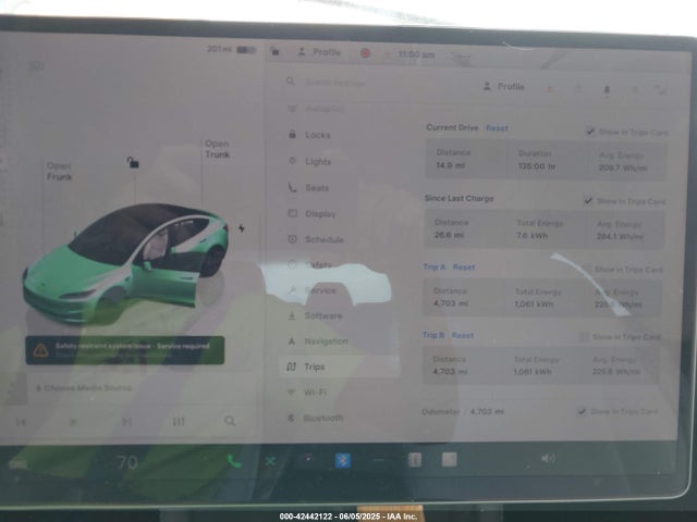 2025 TESLA MODEL 3 5YJ3E1EAXSF905176 Photo 6