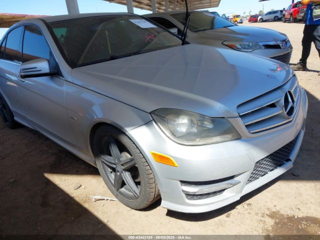 2012 MERCEDES-BENZ C 250 WDDGF4HB3CR235072