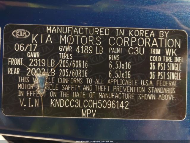 2017 KIA NIRO KNDCC3LC0H5096142 Photo 8