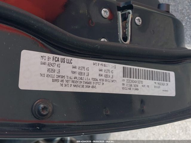 2016 CHRYSLER 300 2C3CCAGG4GH182793 Photo 8