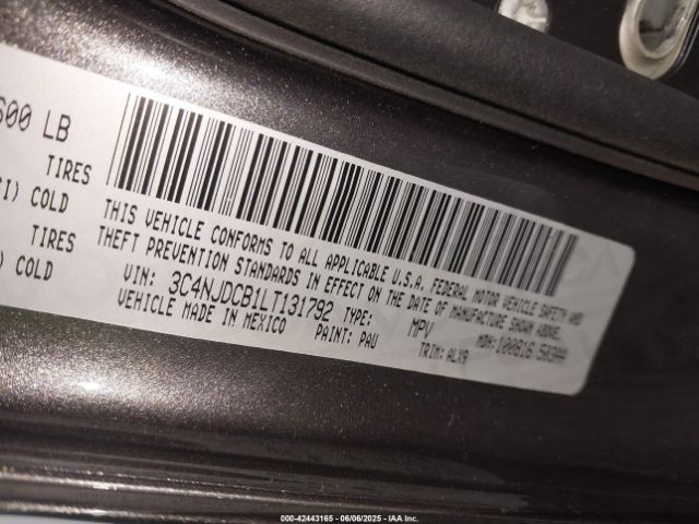 2020 JEEP COMPASS 3C4NJDCB1LT131792 Photo 8
