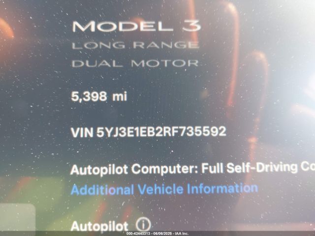 2024 TESLA MODEL 3 5YJ3E1EB2RF735592 Photo 8
