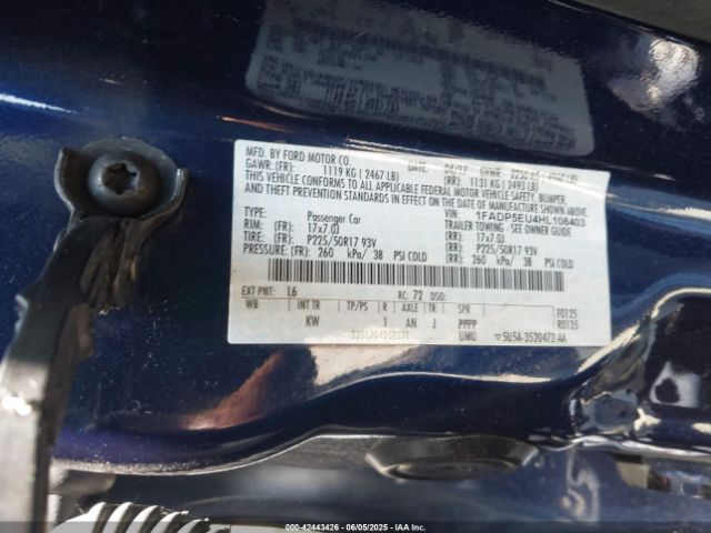 2017 FORD C-MAX ENERGI 1FADP5EU4HL108403 Photo 8