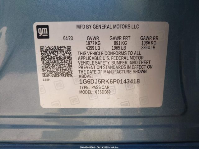 2023 CADILLAC CT4 1G6DJ5RK6P0143418 Photo 8