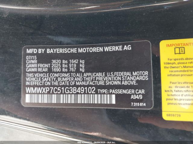 2016 MINI HARDTOP WMWXP7C51G3B49102 Photo 8